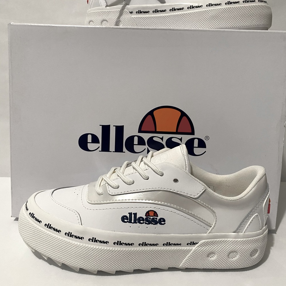Ellesse Alzina LTHR AF WHT Size 5